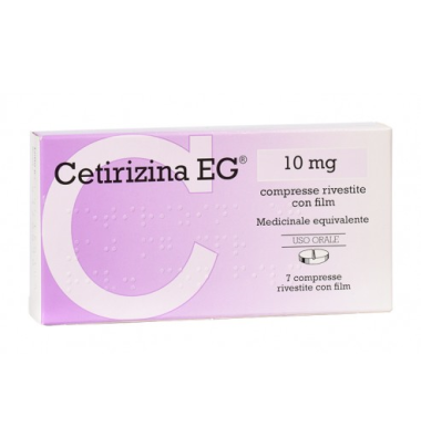 CETIRIZINA EG*7CPR RIV 10MG