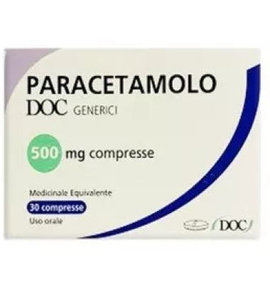 PARACETAMOLO DOC*30CPR 500MG