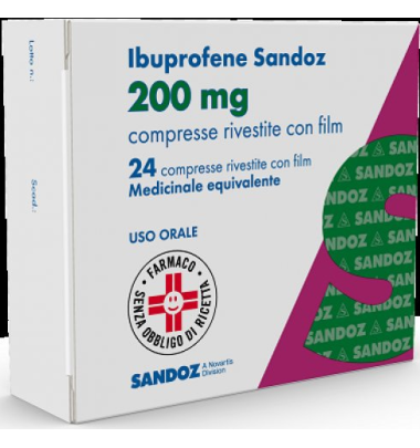 IBUPROFENE SAND*24CPR RIV 200MG