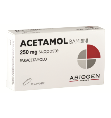 ACETAMOL*NIPIO 10 SUP 250 MG