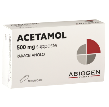 ACETAMOL*BB 10 SUP. 500 MG