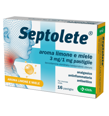 SEPTOLETE*16PAST 3+1MG LIM MIE