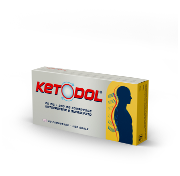 Ketodol*20cpr 25mg+200mg Rm