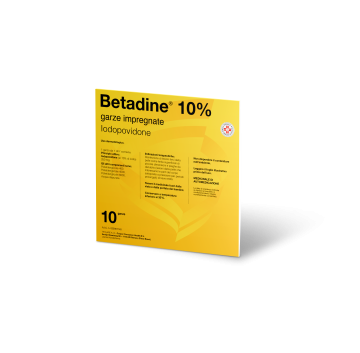 BETADINE 10%*10GARZE 10x10 -OFFERTISSIMA-ULTIMI PEZZI-ULTIMI ARRIVI-PRODOTTO ITALIANO-