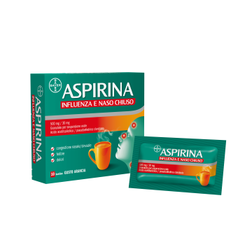 ASPIRINA INFLUENZA NASO CH*10BST -OFFERTISSIMA-ULTIMI PEZZI-ULTIMI ARRIVI-PRODOTTO ITALIANO-